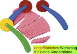 Knete Zickzack-Rollschneider, 3-tlg.