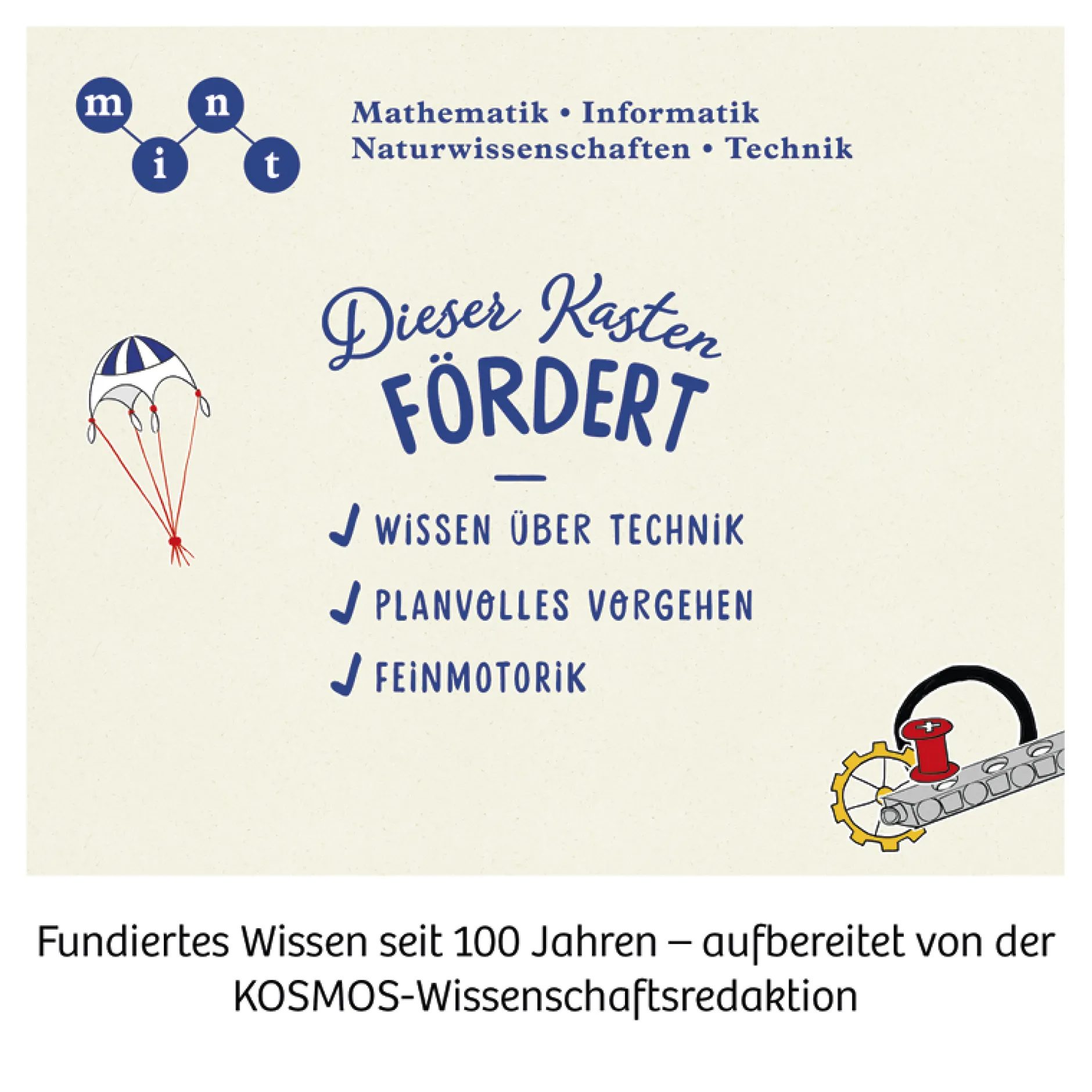 KOSMOS Experimentier-Kasten "Technik ganz einfach", 59-tlg.