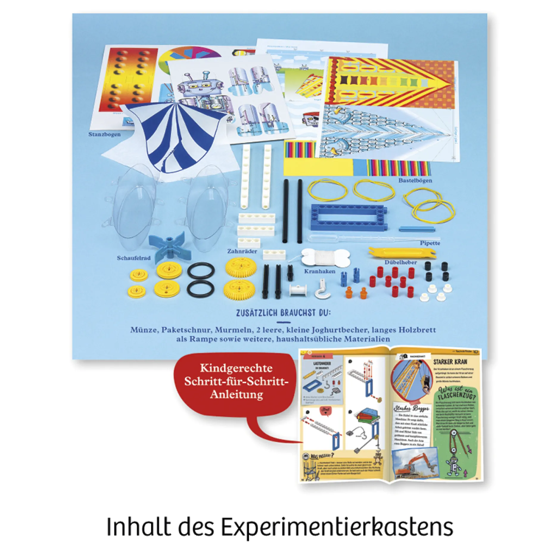 KOSMOS Experimentier-Kasten "Technik ganz einfach", 59-tlg.