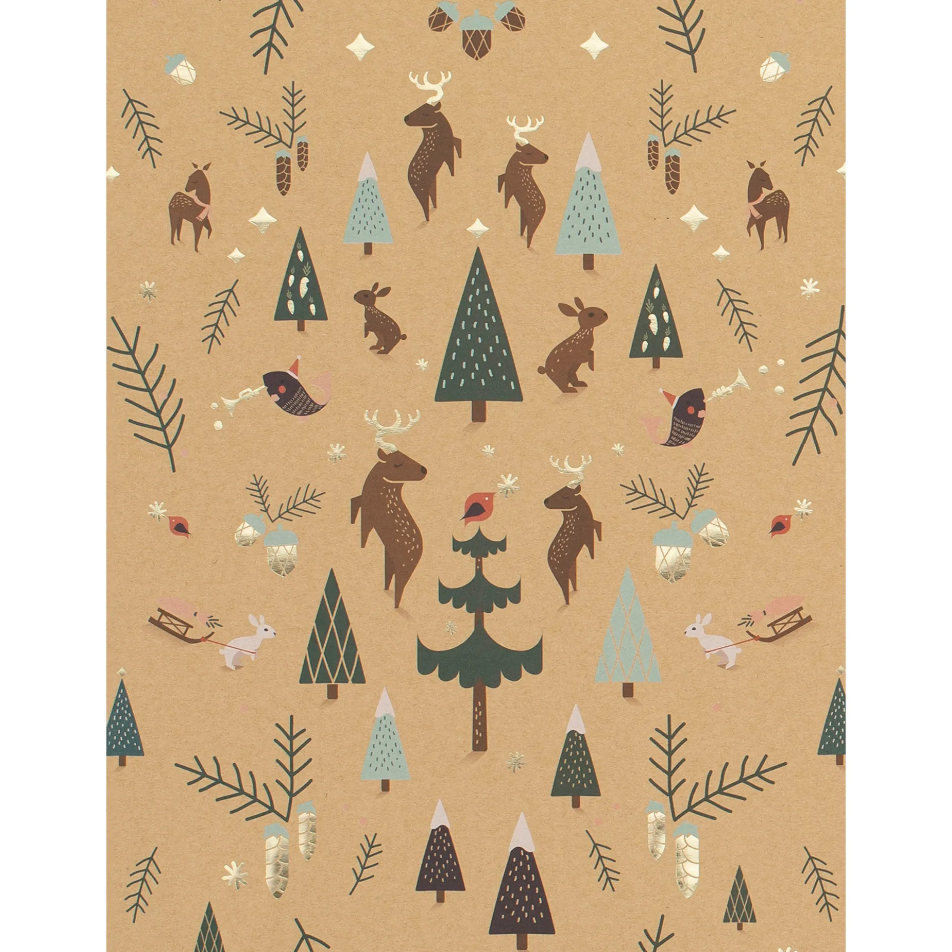 Kraftpapier-Block "Magic Christmas Paper" A4, 20 Blatt