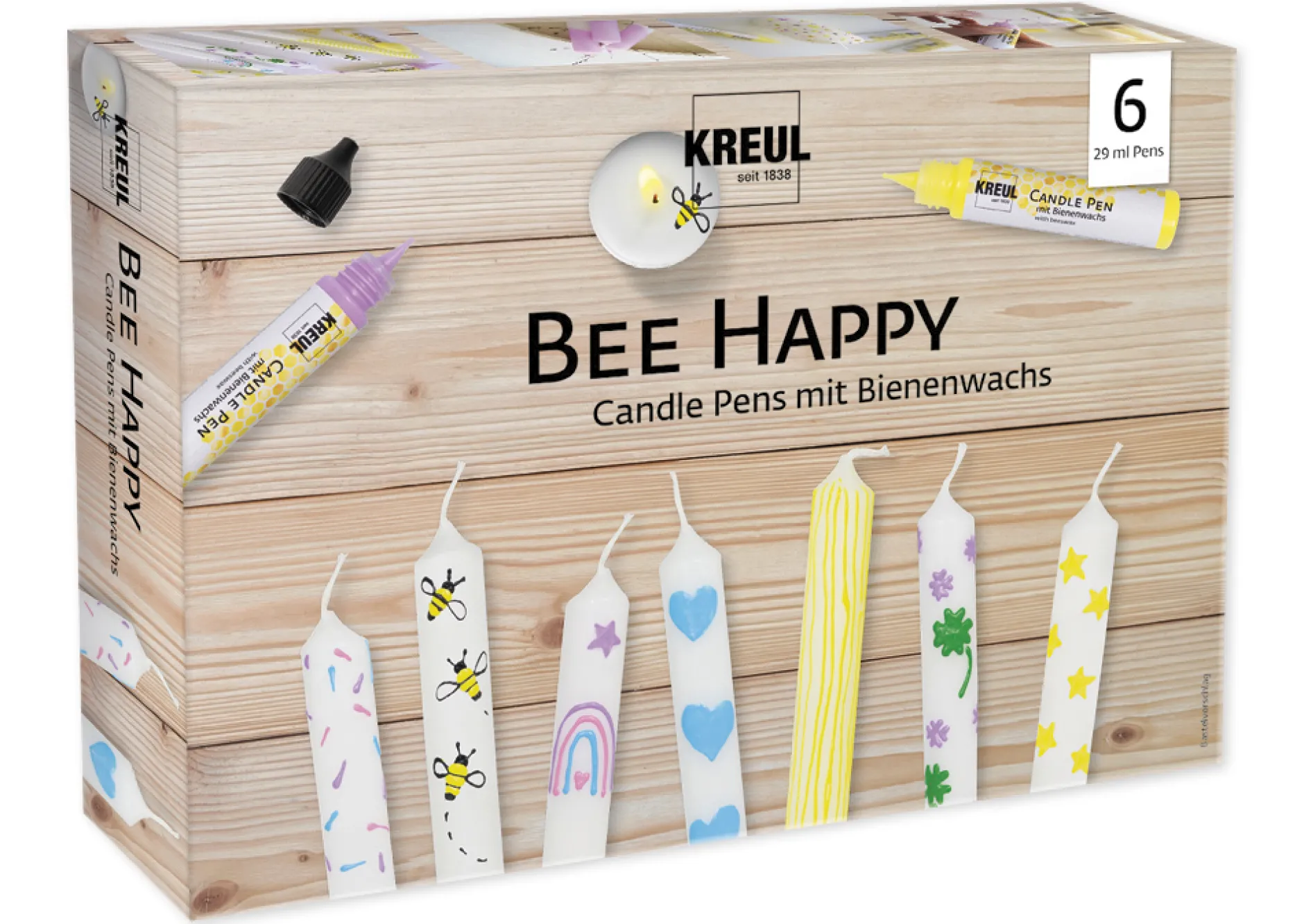 KREUL Kerzen Pen Set, 6-tlg.