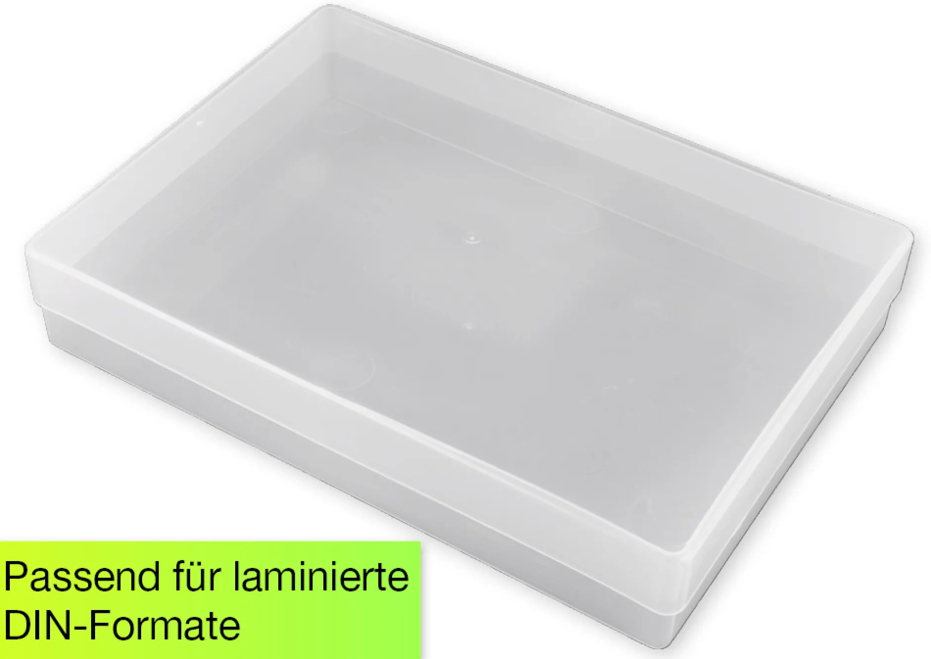 Kunststoff-Box A4 farbig