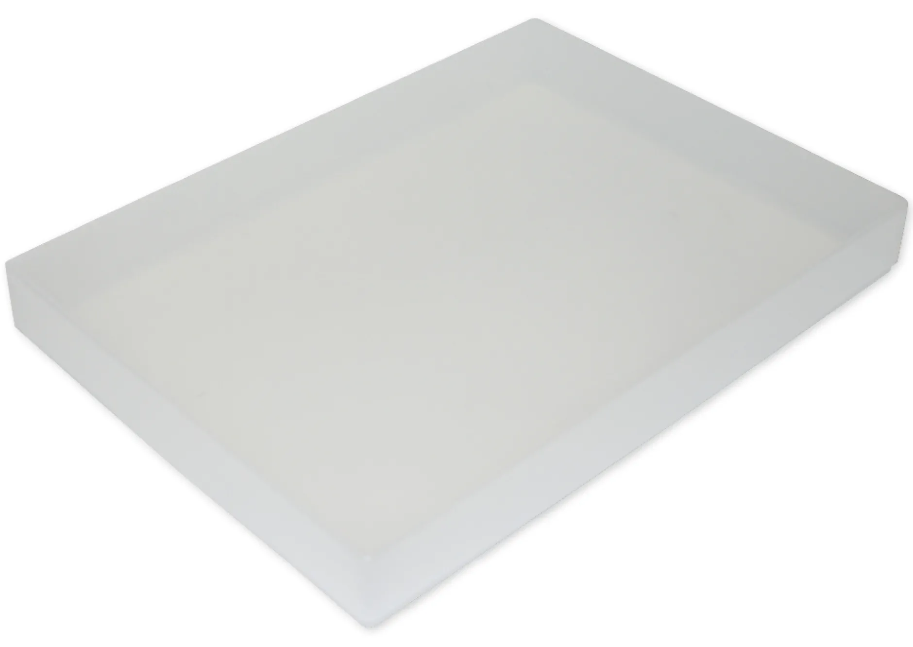 Kunststoff-Box A4 flach, transparent farblos