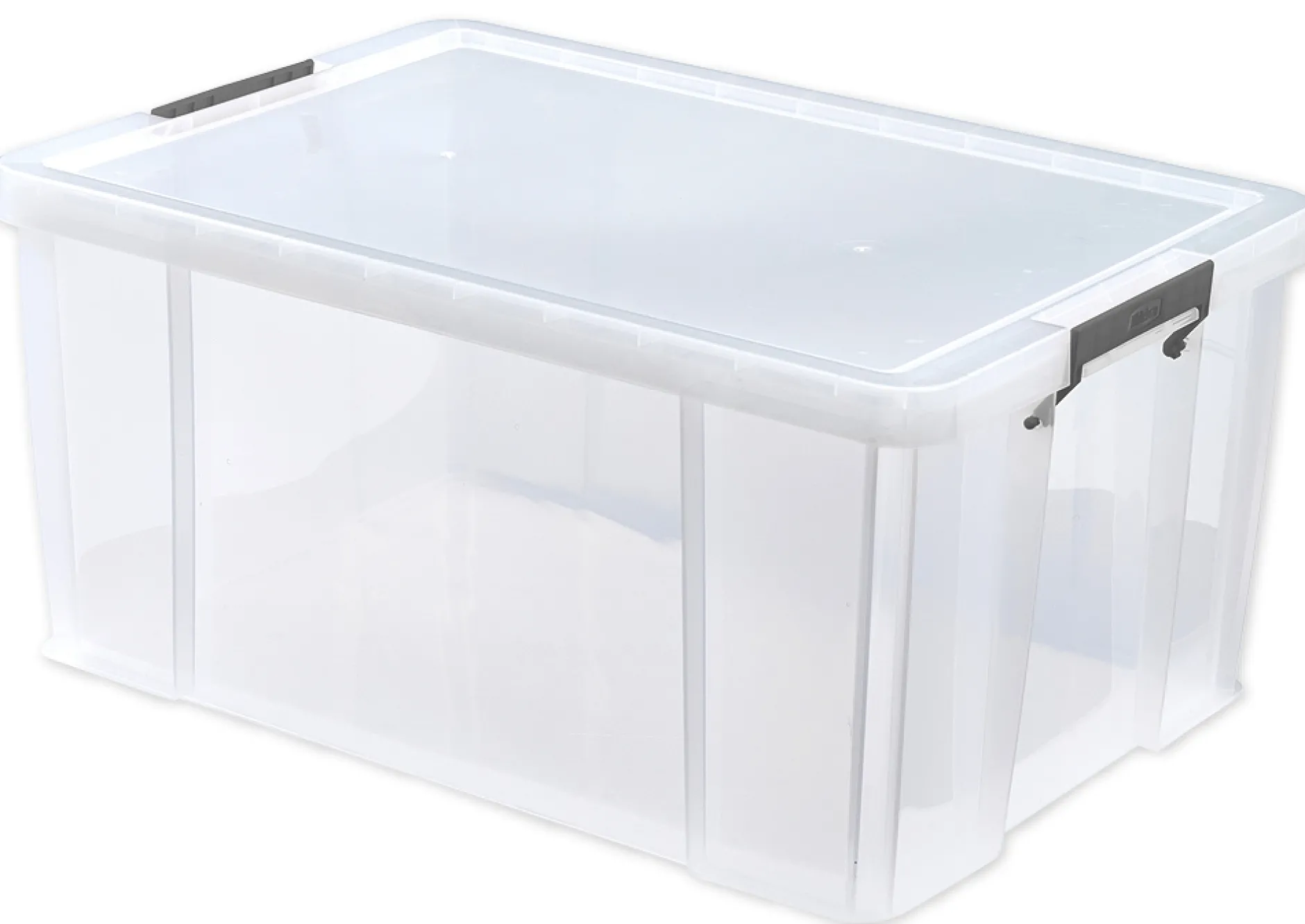 Kunststoff-Box stapelbar, transparent, 70 Liter