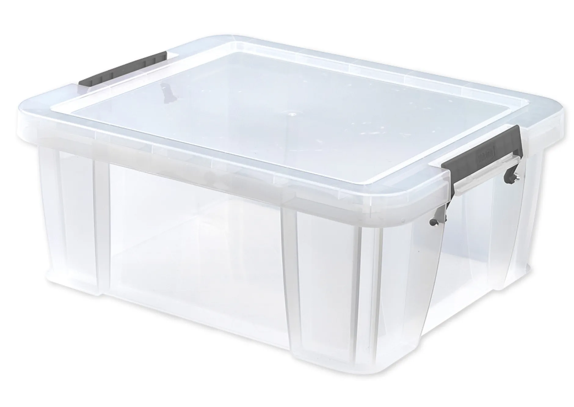 Kunststoff-Box stapelbar, transparent, 24 Liter