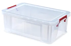 Kunststoff-Box stapelbar, transparent, 15 Liter
