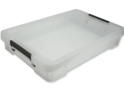 Kunststoff-Box stapelbar, transparent, 12 Liter (A3)