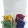 Kunststoff Plättchen, transparent, 1000 Stück in Box