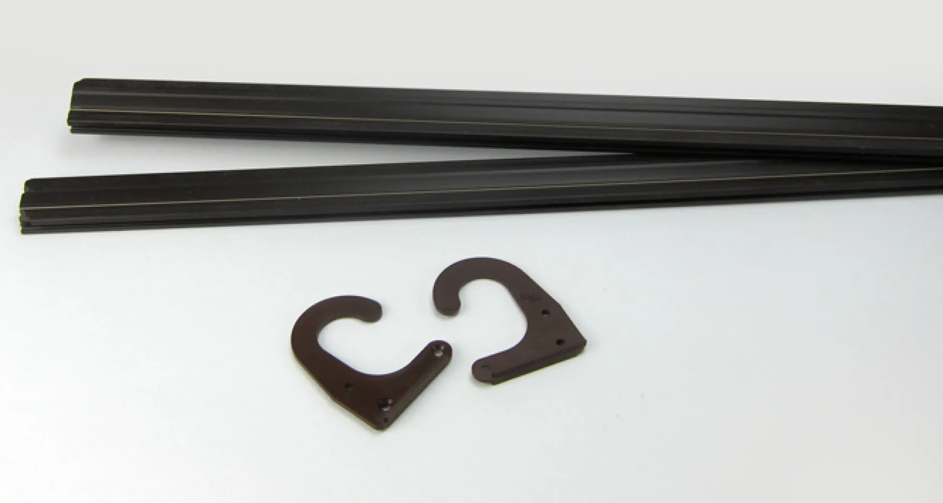Leistenpaar Kunststoff 100 cm mit 2 Haken