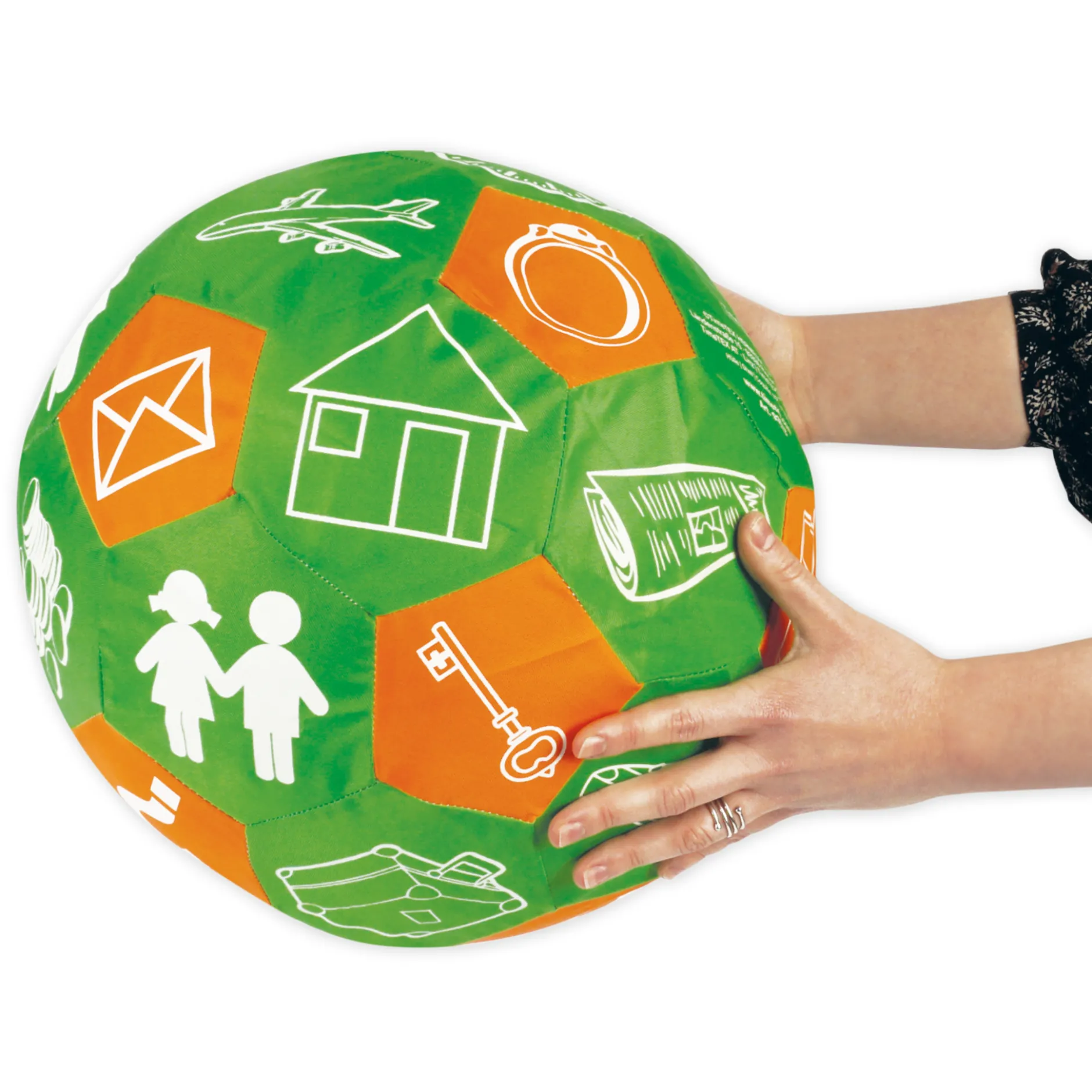 Lernspiel-Ball "Pello" - Geschichten/Alltag