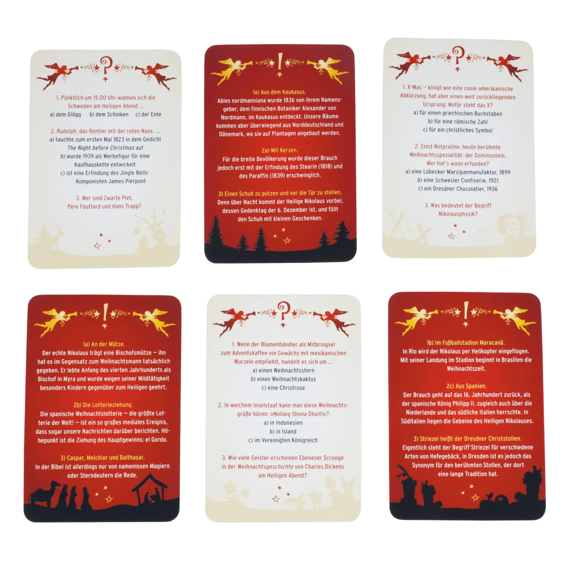 Lernspiel "Das Weihnachts-Quiz", 50-tlg. in Box