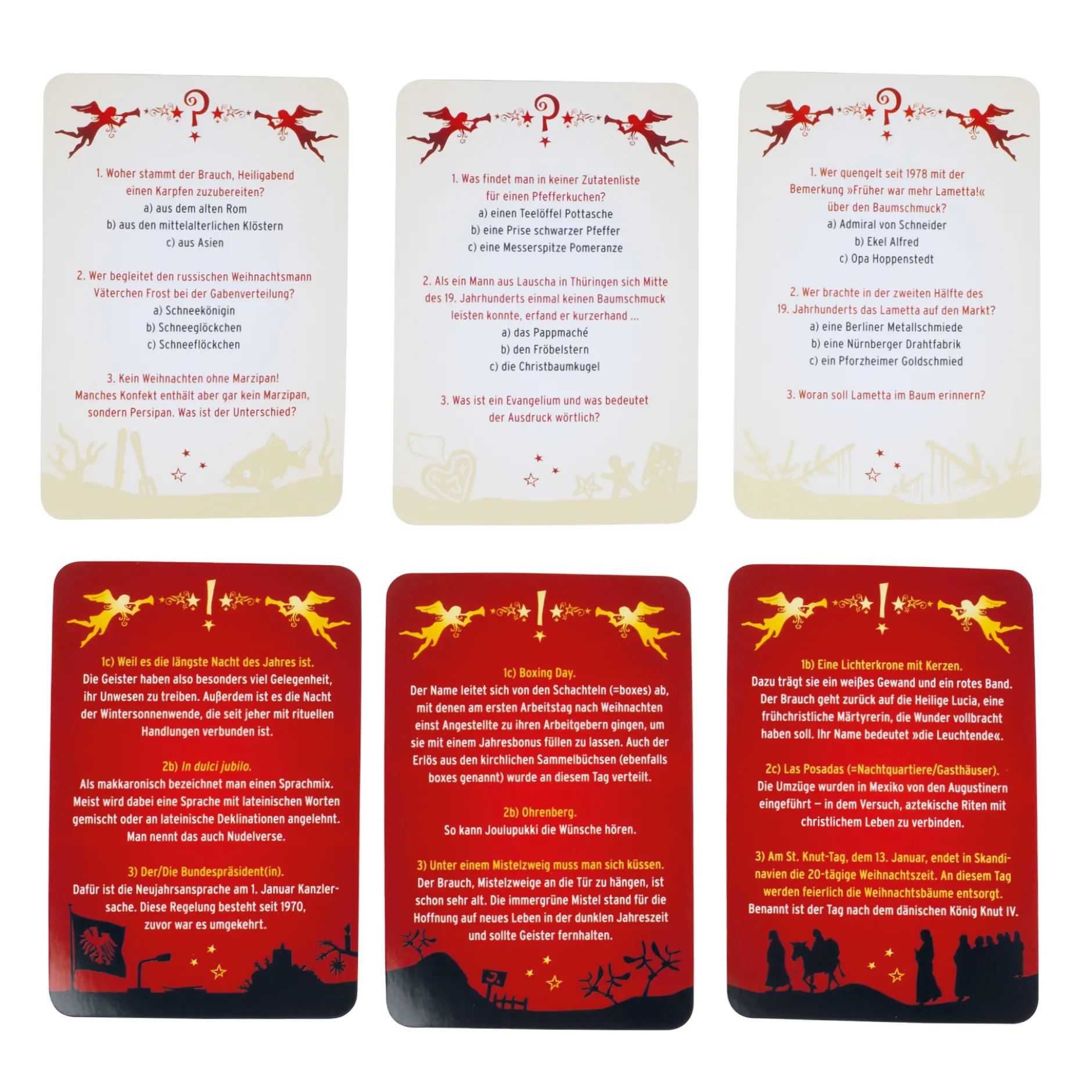 Lernspiel "Das Weihnachts-Quiz", 50-tlg. in Box