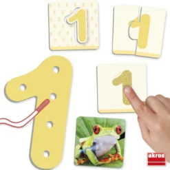 Lernspiel "Die Zahlen von 1 bis 10 spielerisch erfassen", 62-tlg.