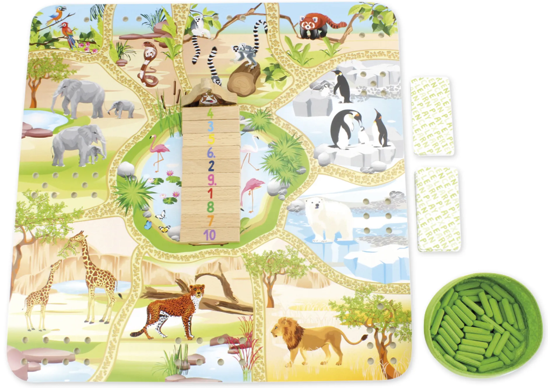 Lernspiel "Joe's Zoo", 96-tlg.