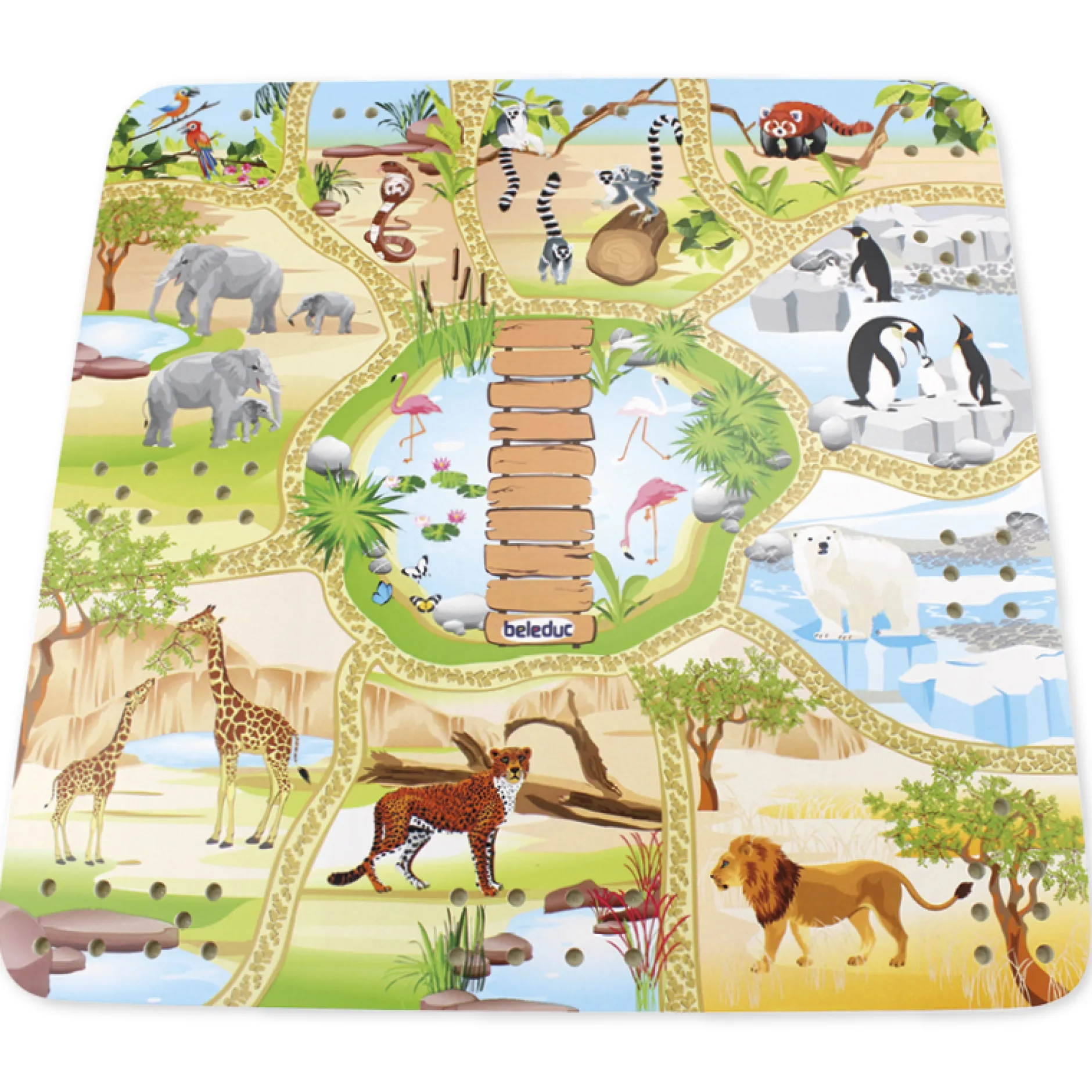 Lernspiel "Joe's Zoo", 96-tlg.