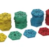 Lernspiel "Zahlenburg Hexagon", 45-tlg.