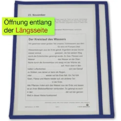 Lern- und Sammeltasche A4-Plus quer, mit Farbeinfassung, 10-tlg.