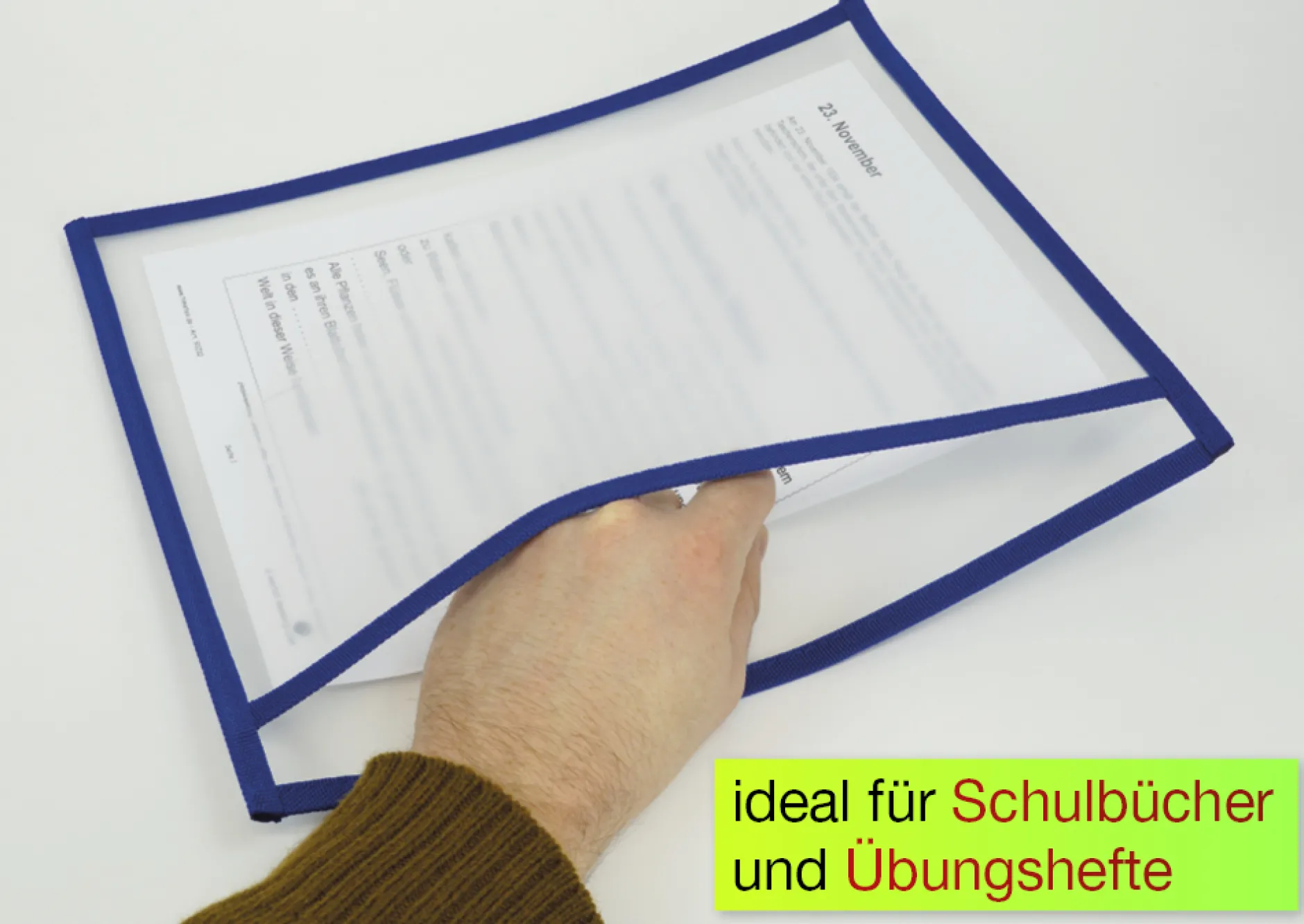 Lern- und Sammeltasche A4-Plus quer, mit Farbeinfassung, 10-tlg.