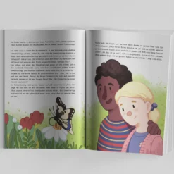 Lese- und Arbeitsbuch Eine aufregende Verwandlung – „Lou, Lisa und die Schmetterlinge“ (56 Seiten)