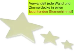Leuchtsterne in 3 Größen, 24-tlg.