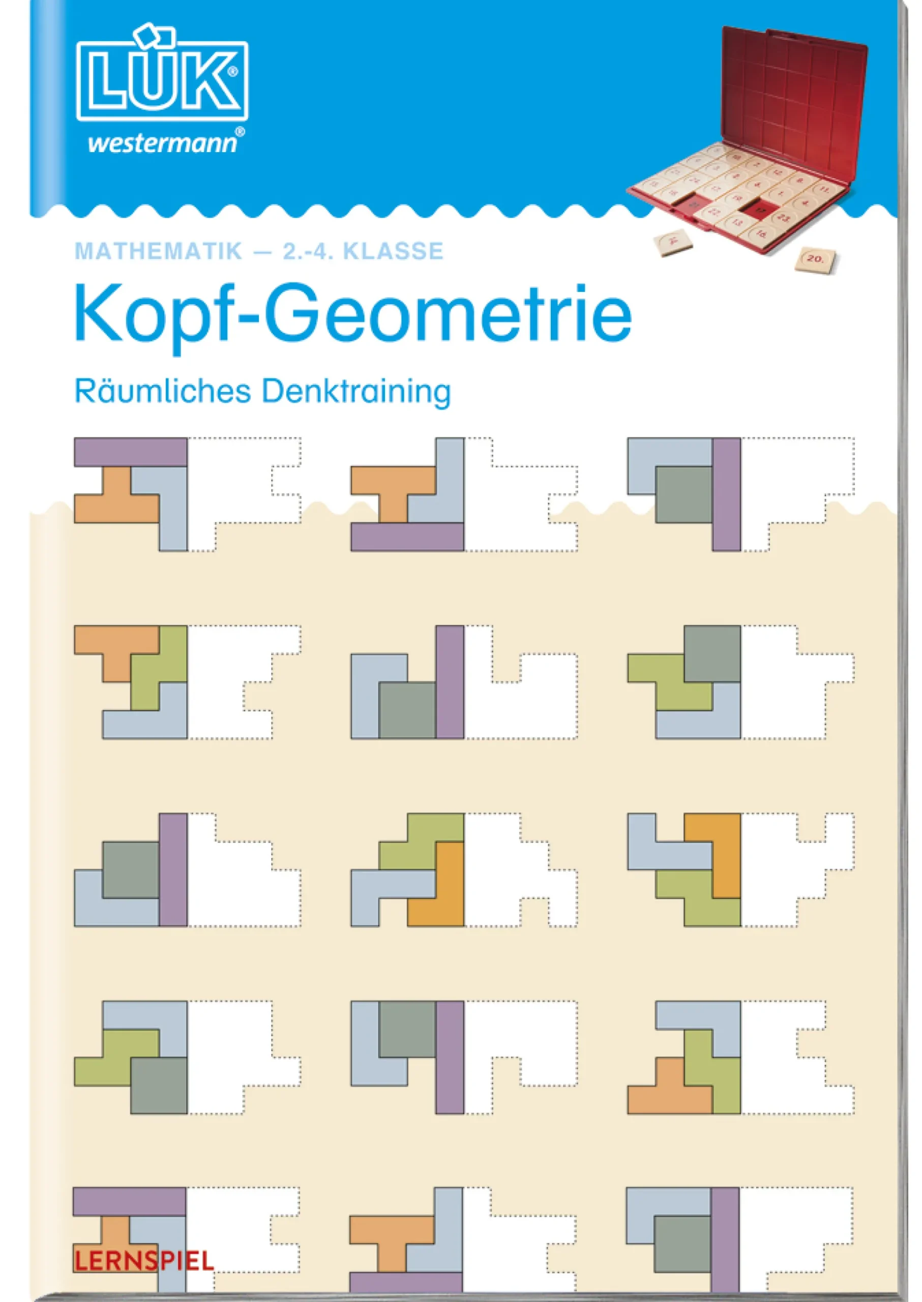 LÜK Mathematik 2.-4. Klasse "Kopf-Geometrie Räumliches Denktraining"