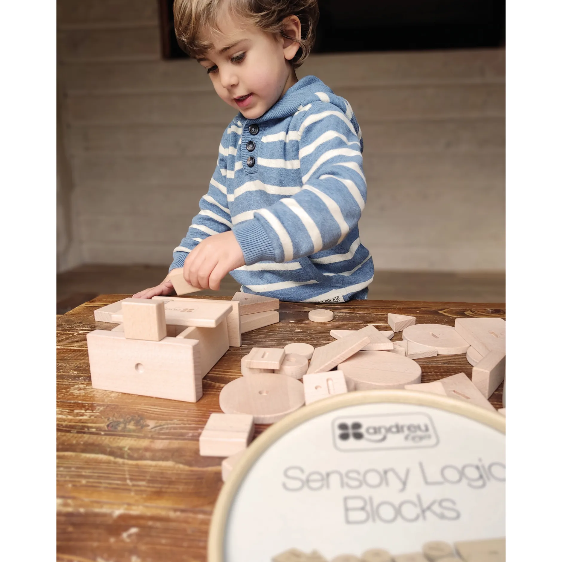 Logische Blöcke zum Tasten, 52-tlg.