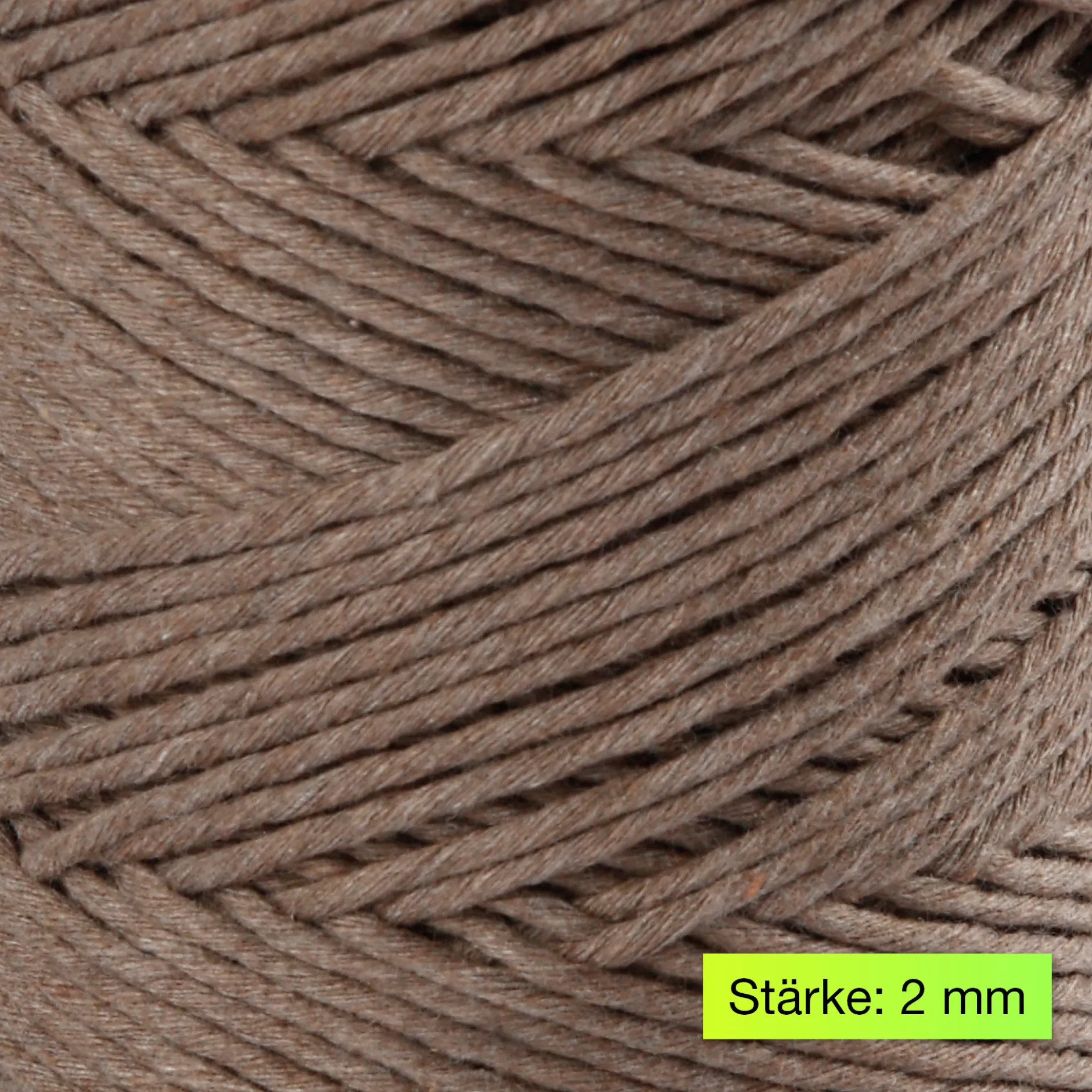 Makramee-Kordel 2 mm, 330 g