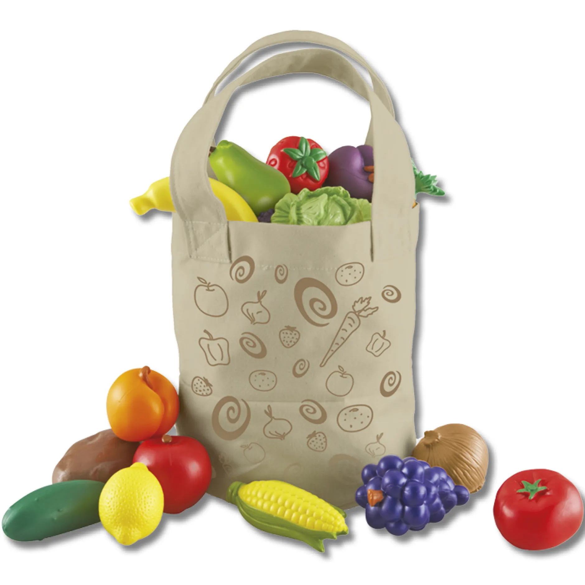 Markt-Tasche Obst und Gemüse, 17-tlg.