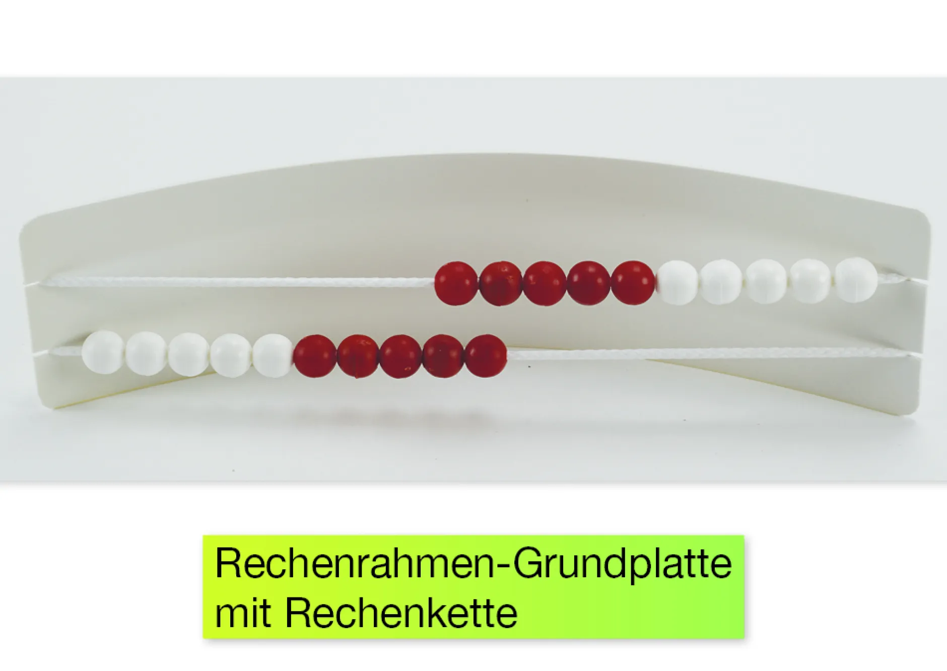 Mathe-Basis-Set Plus Zahlenraum bis 20, 58-tlg, in Box, rot/weiß