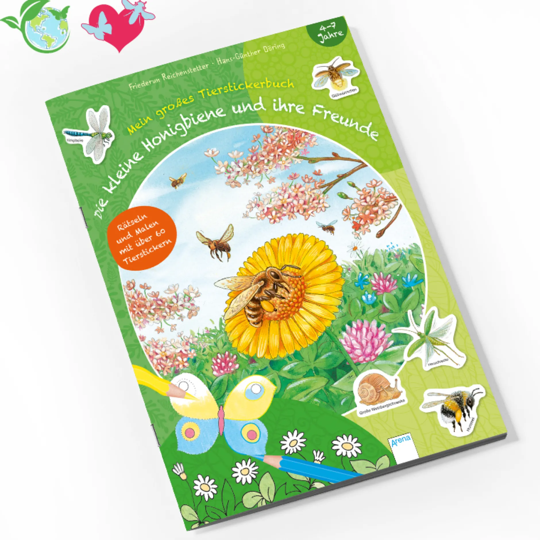 Mein großes Tierstickerbuch – Die kleine Honigbiene und ihre Freunde