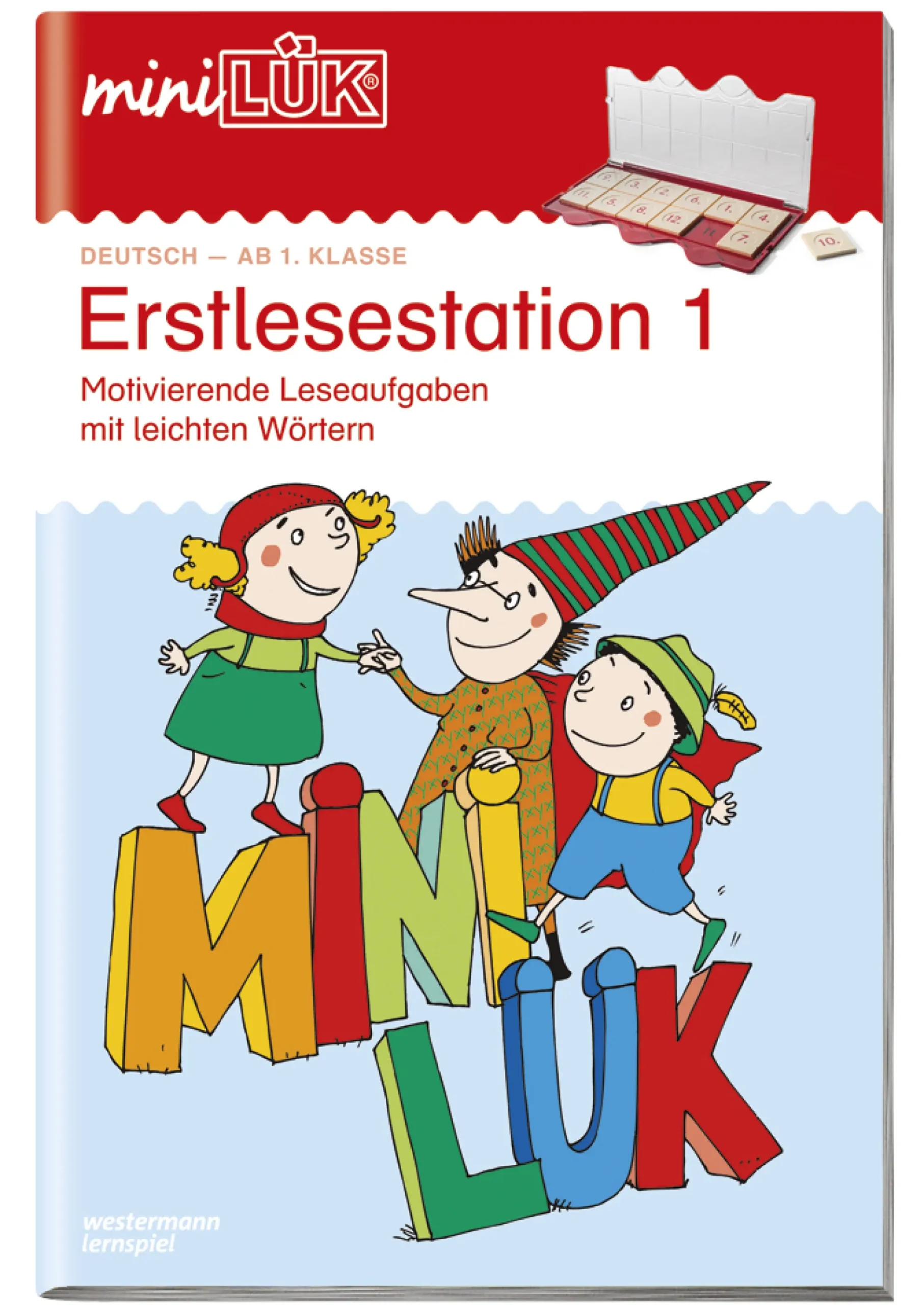 miniLÜK Deutsch 1./2. Klasse "Erstlesestation 1 Motivierende Leseaufgaben mit leichten Wörtern"