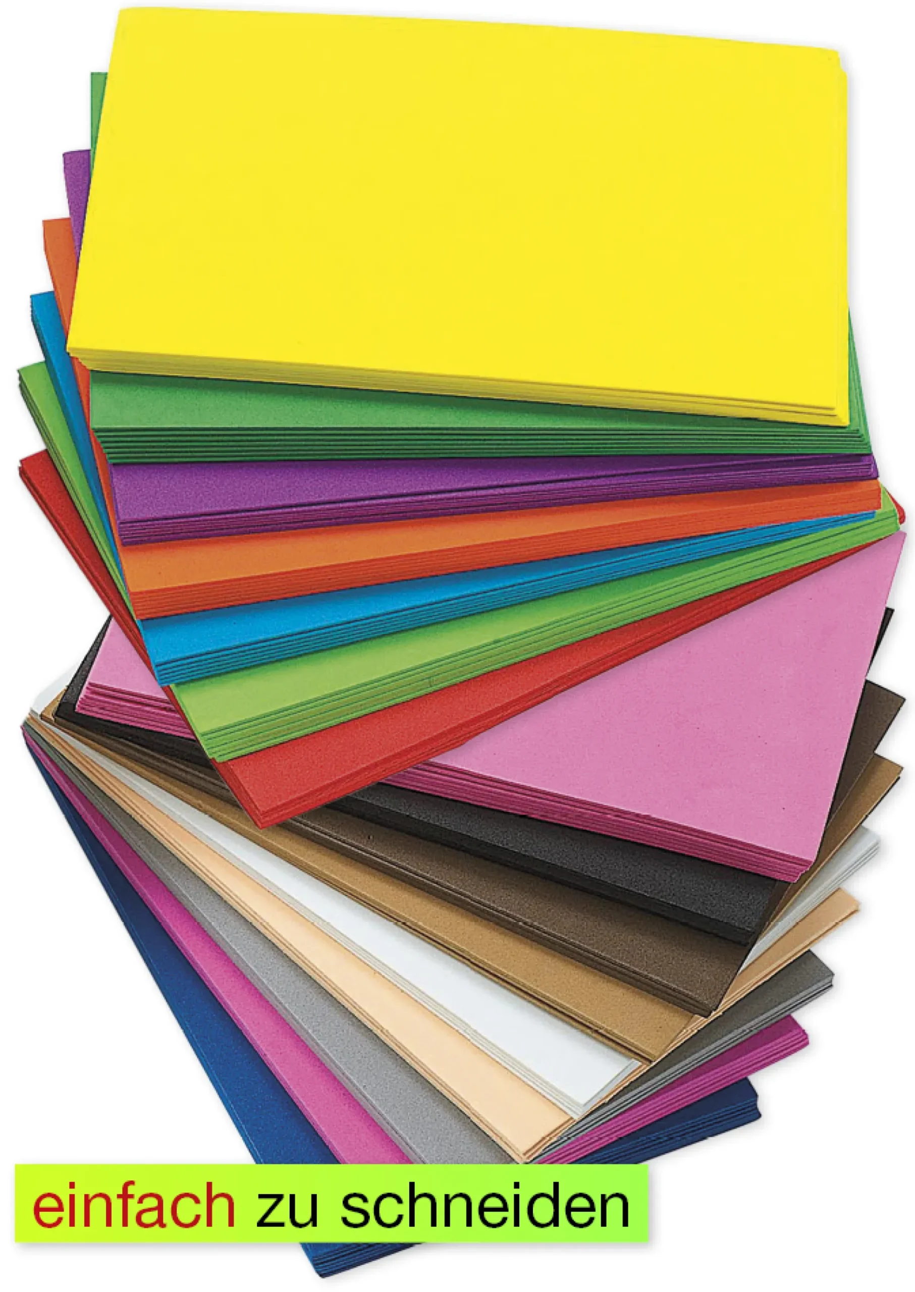 Moosgummi-Platten 22,9x15,2 cm, 100 Stück