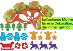 Motiv-Druckrollen "Weihnachten", 5-tlg.