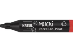 MUCKI Porzellan-Stifte kurz, Strichstärke 2-5 mm, 5 Stück