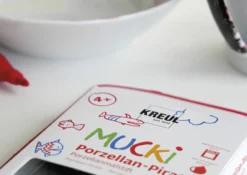 MUCKI Porzellan-Stifte kurz, Strichstärke 2-5 mm, 5 Stück