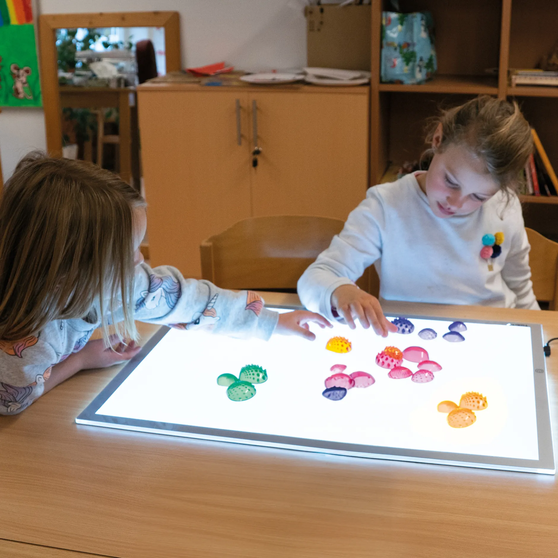 Muschel-Set, transparent und taktil, 108-tlg.
