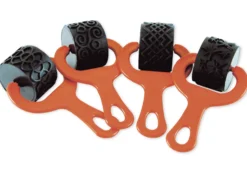 Muster-Gummirollen, 4-tlg.