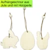 Osterschmuck aus Holz, 9-tlg.