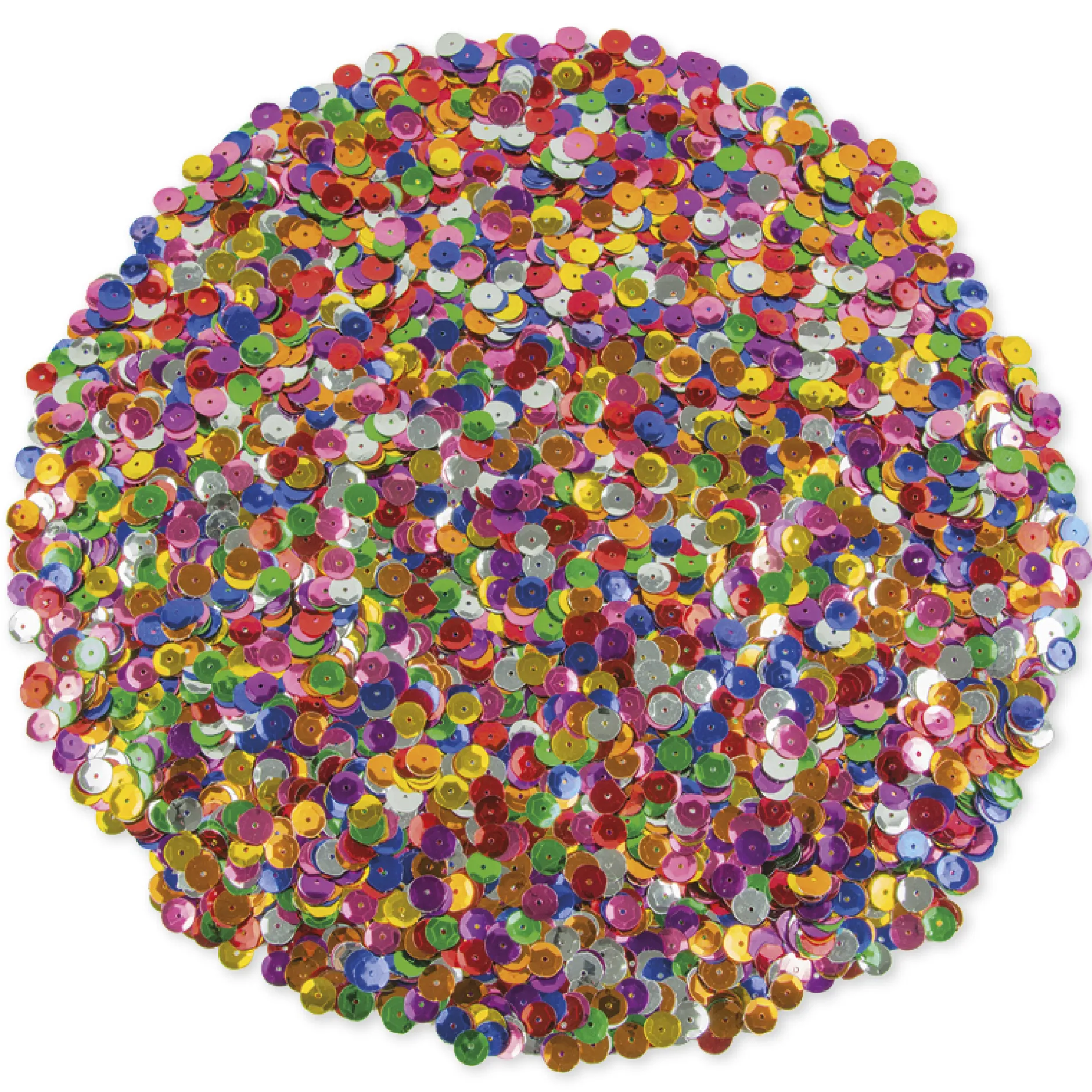 Pailletten rund, 1 cm ø, 100 g