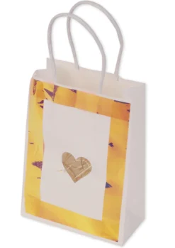 Papiertüten mit Henkel, 16x12x5 cm, 20 Stück