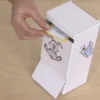 Papp-Computer weiß, unbedruckt