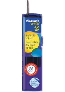 Pelikan griffix Bleistiftminen schwarz 2 mm, 3 Stück