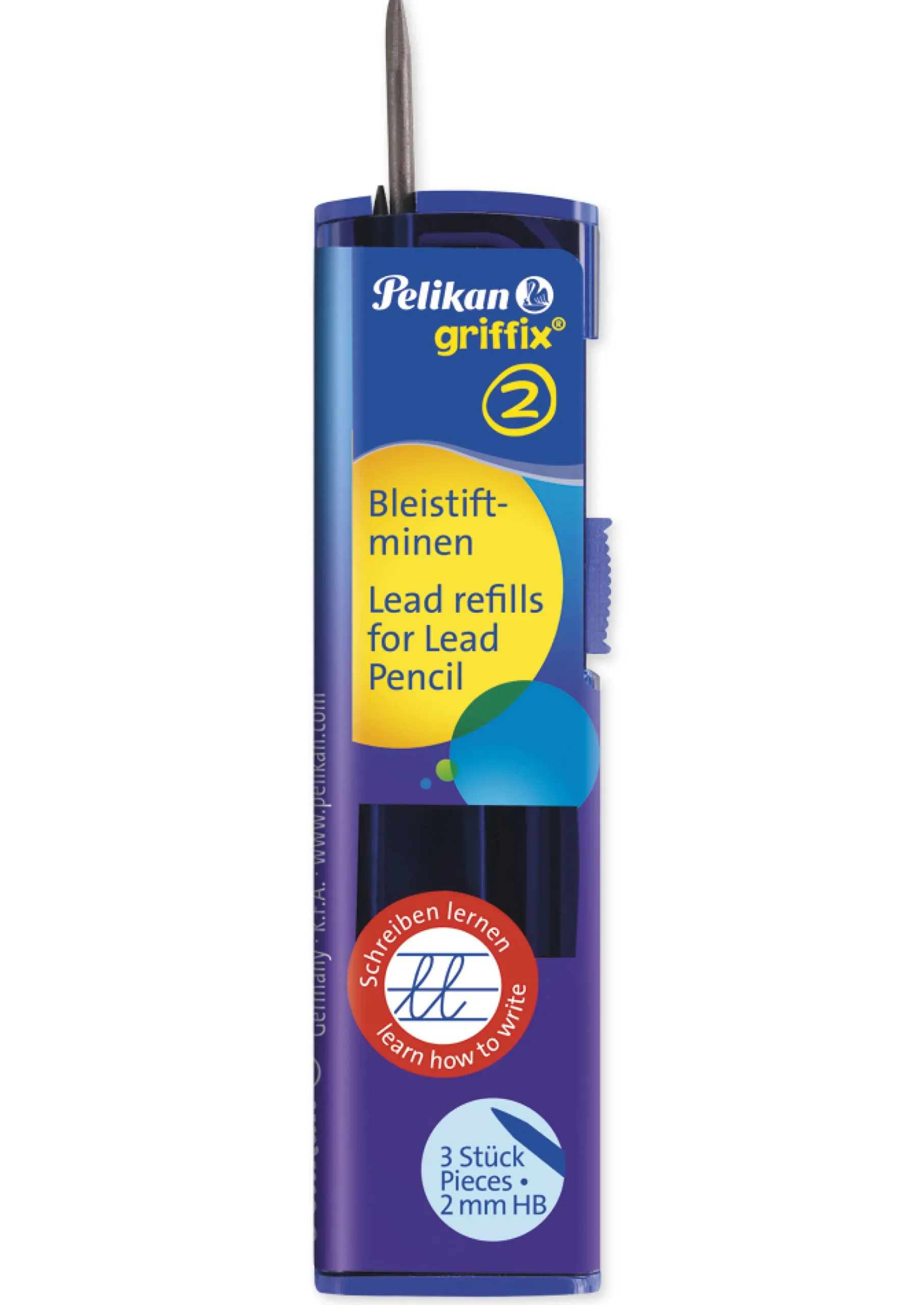 Pelikan griffix Bleistiftminen schwarz 2 mm, 3 Stück
