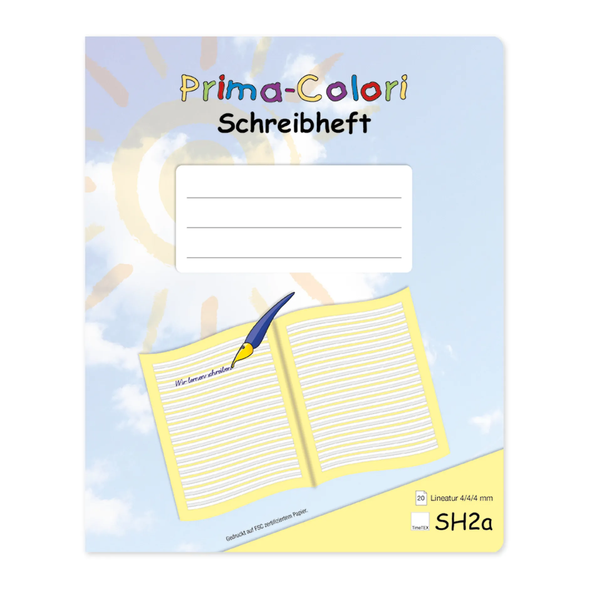 Prima-Colori Schreibheft SH2a