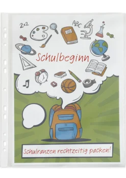 Prospekt-Hüllen A4+ "Laminierformat", 80 my, 10 Stück
