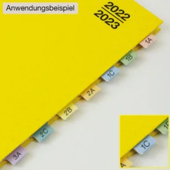 Register-Taben 29-tlg., selbstklebend, aus Karton-Papier
