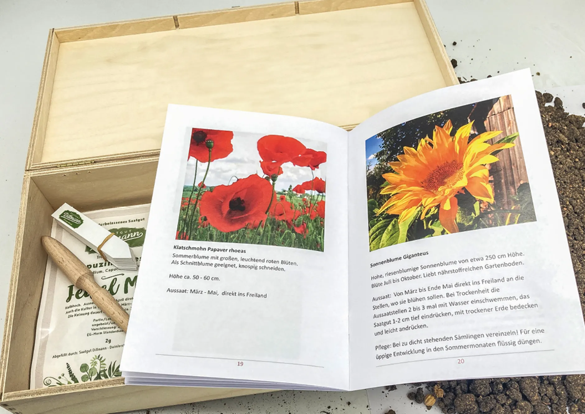 Saatgut-Box "Gartenbox für Kinder", Set 1, 67-tlg.