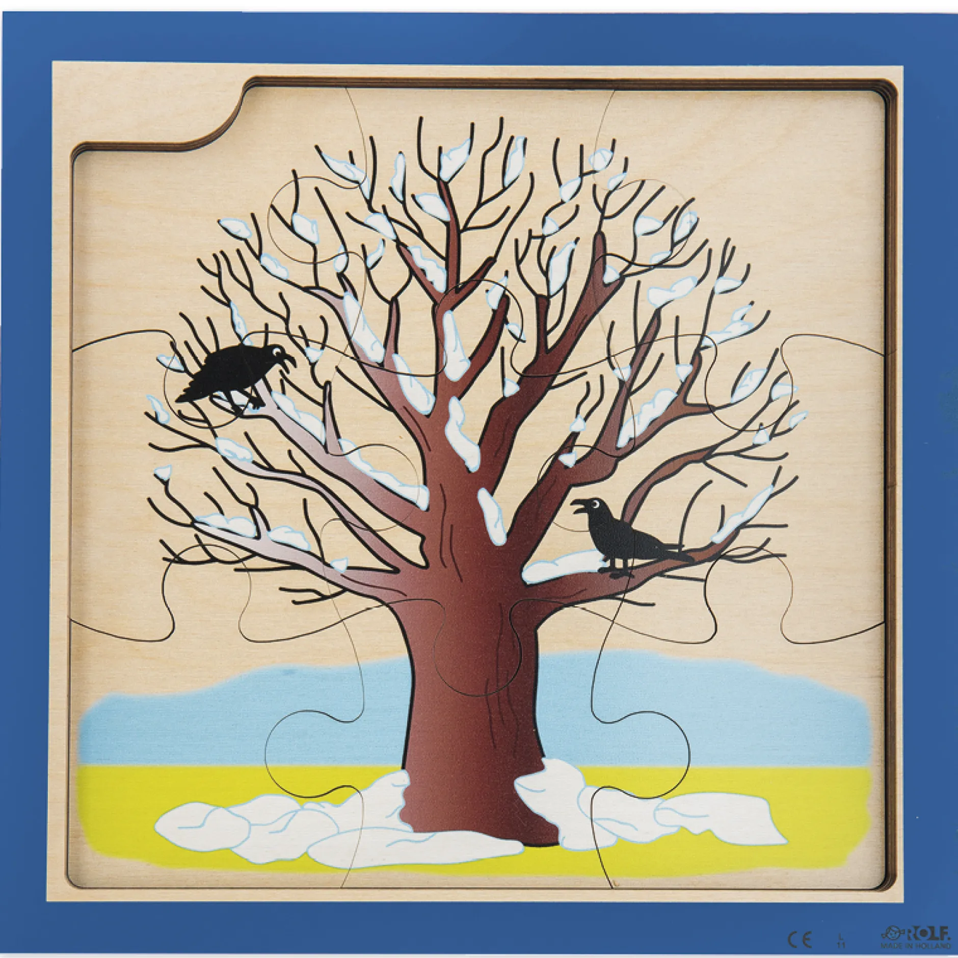 Schichten-Puzzle "Baum", 36-tlg.
