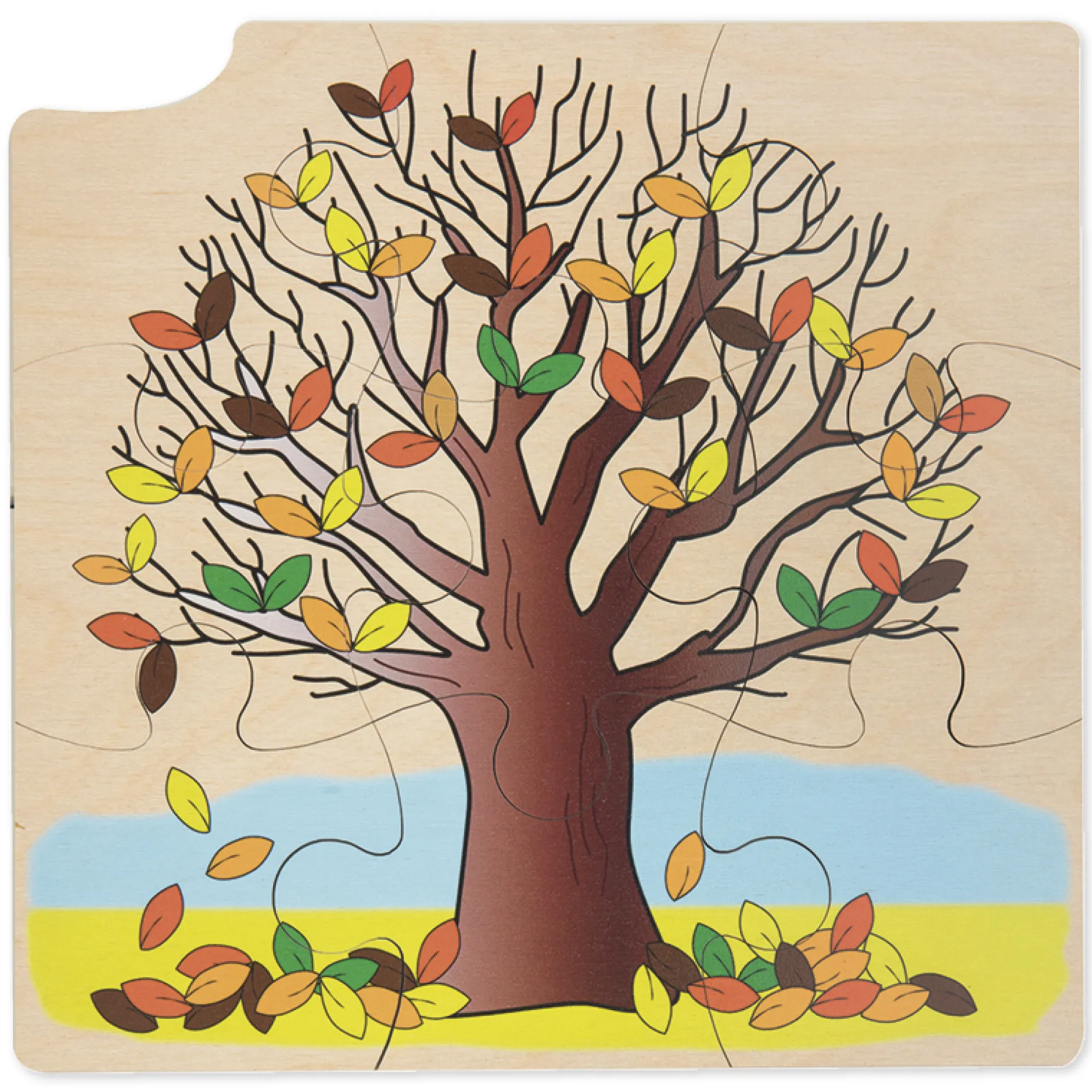 Schichten-Puzzle "Baum", 36-tlg.