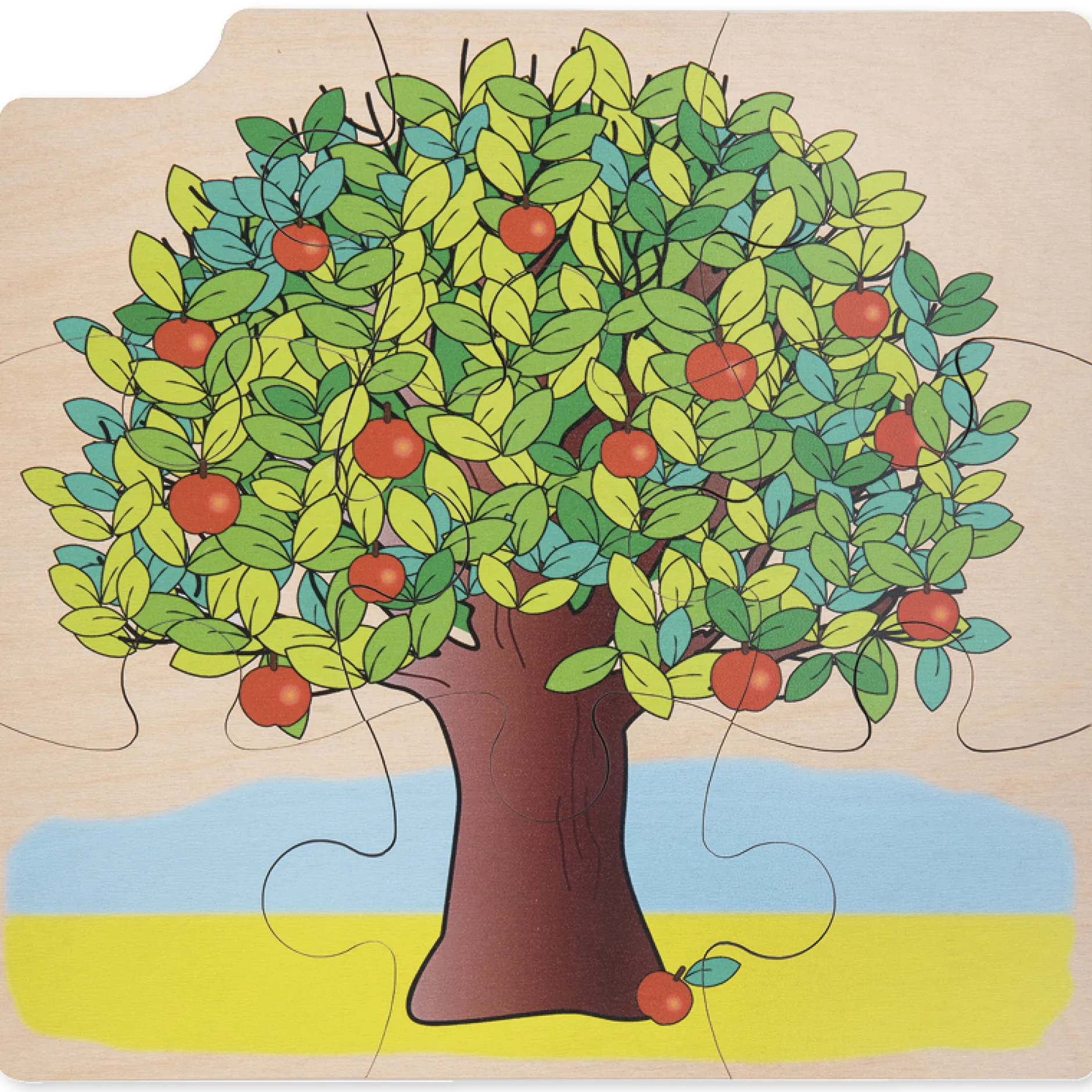 Schichten-Puzzle "Baum", 36-tlg.